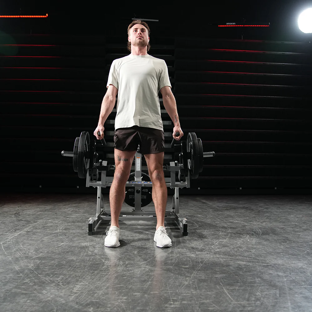 Hammer Strength Ground Base® Squat / High Pull - Life Fitness Brands