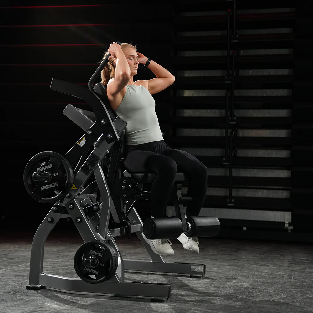 Hammer Strength Plate-Loaded Abdominal Oblique Crunch - Life Fitness Brands