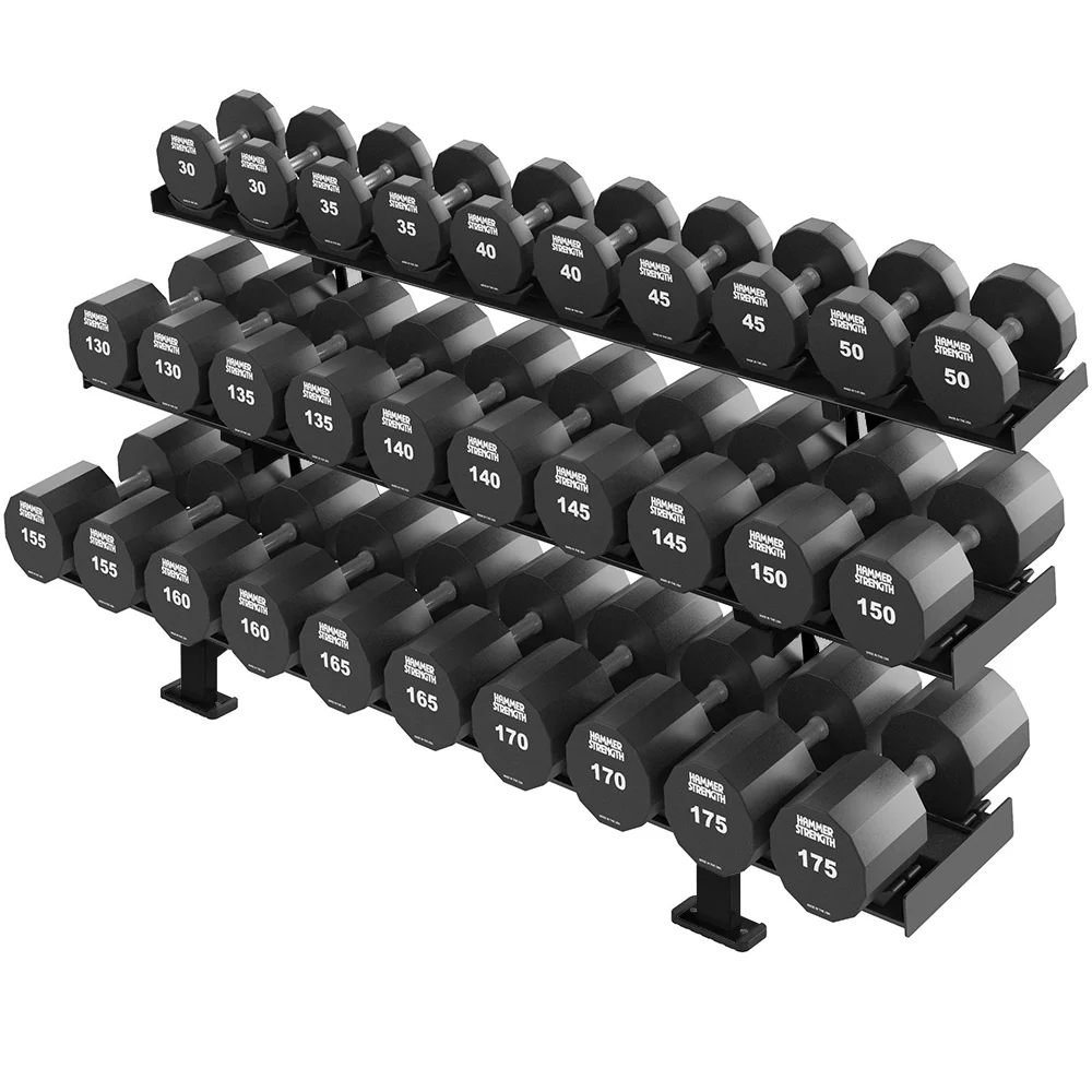 Hammer Strength Three Tier Dumbbell Rack - Outlet - Life Fitness Brands